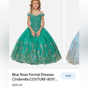 Beautiful girl’s pageant dress. Cinderella Couture dress size 2 unaltered (6T)